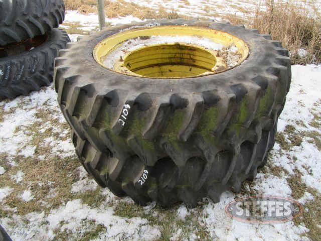 (2) 420/80R46 tires